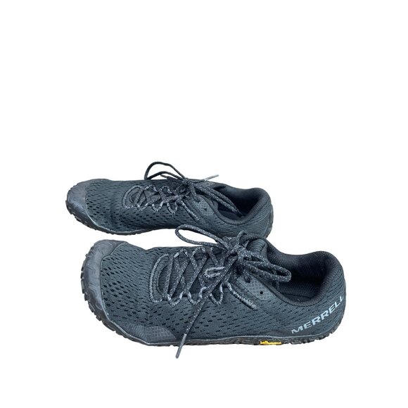 Merrell Vapor Glove 6 Vibram womans black mesh Trail Running sneakers Sz 9 - Picture 3 of 15